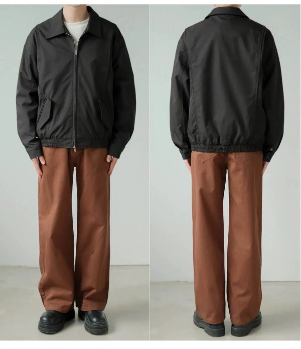 Black Lightweight Zip Jacket Hot on Sale - Image 4