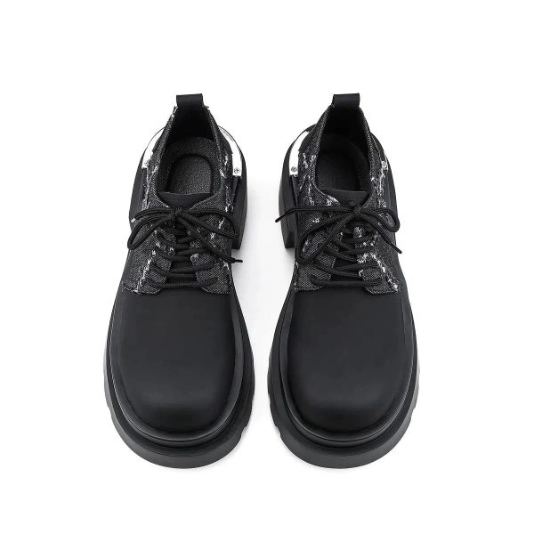 Iron Plate Denim Stitching Shoes Sale - Image 2