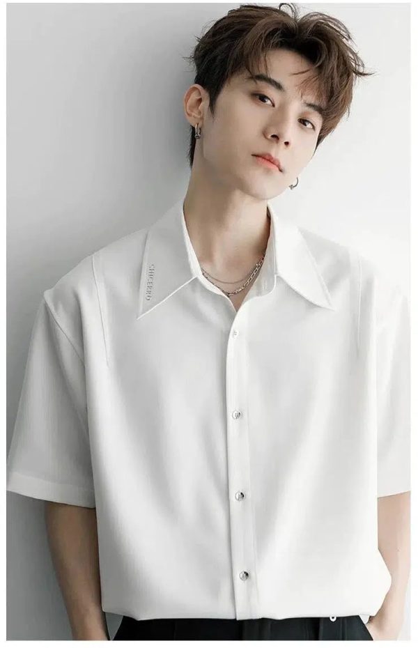 Classic Casual Short Sleeve Shirt Discount - Image 5