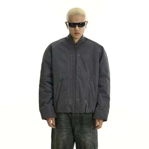 Insulated Zip-up Jacket For Discount