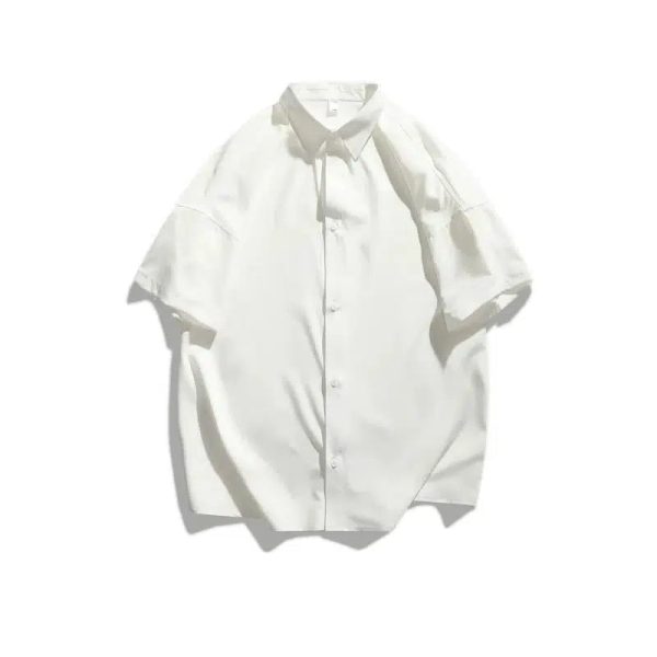 Classic Short Sleeve Button-Up Shirt Online - Image 2