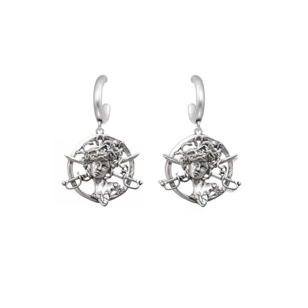 Disc Pendant Earrings on Sale - Image 2