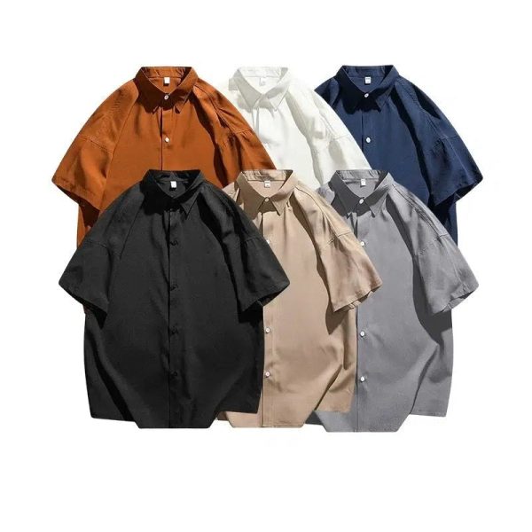 Classic Short Sleeve Button-Up Shirt Online