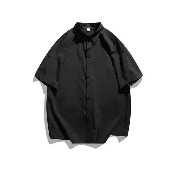 Classic Short Sleeve Button-Up Shirt Online - Image 3