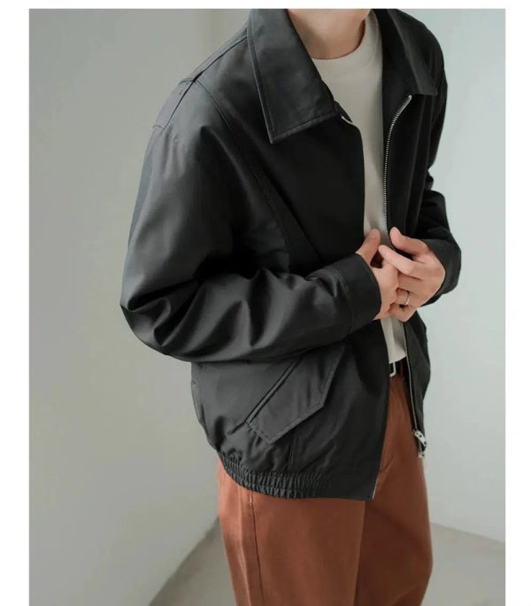 Black Lightweight Zip Jacket Hot on Sale