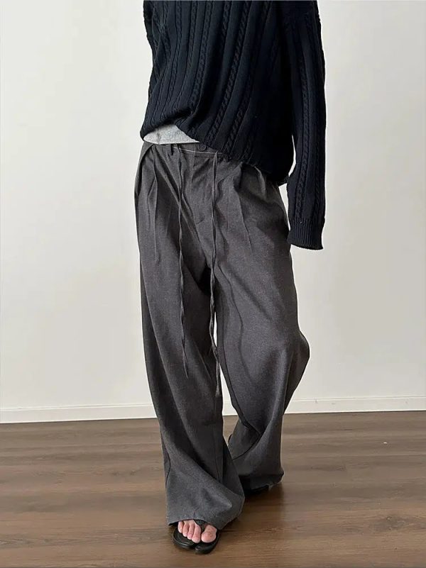 Wide-leg Pleated Pants Online now