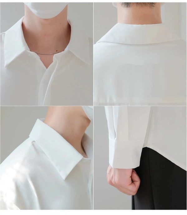 Relaxed Fit Long Sleeve Shirt Fashion - Image 5