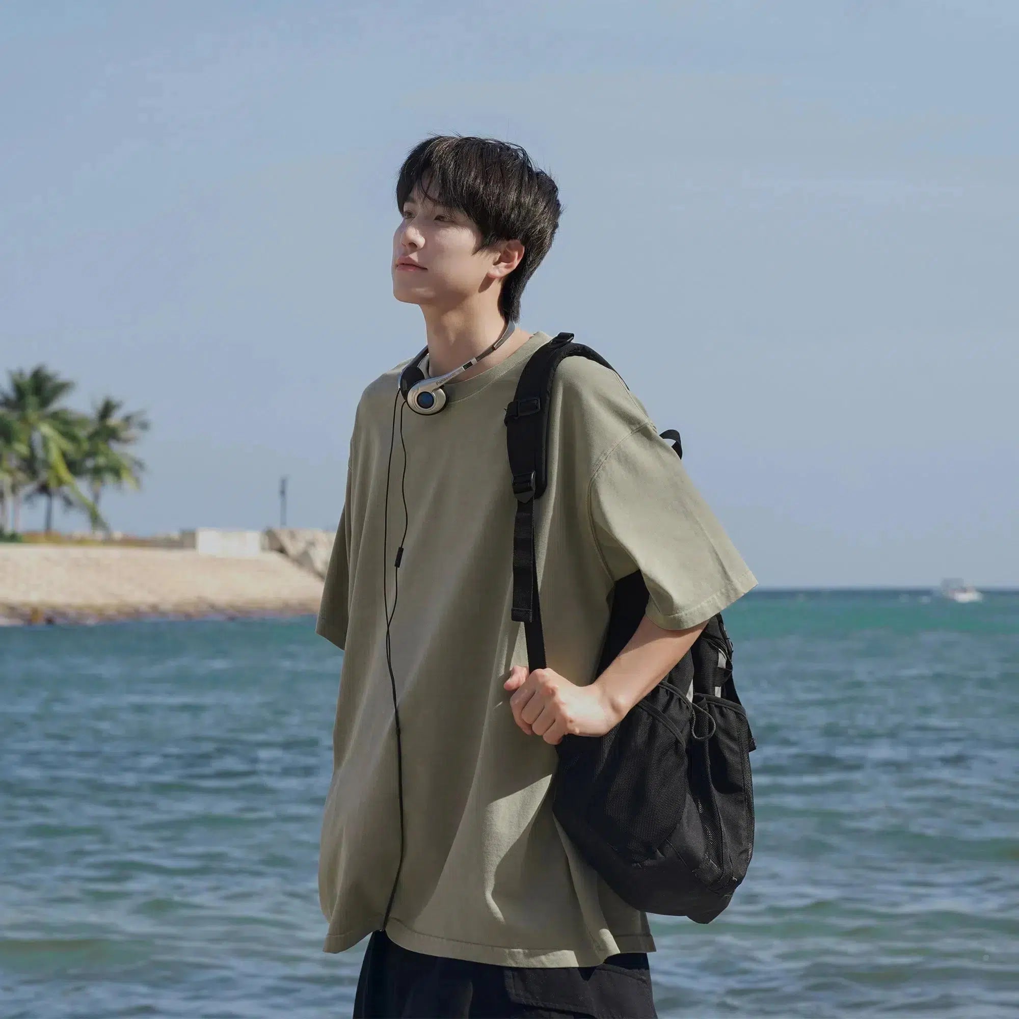 Washed Oversize Short Sleeve Pullover Supply