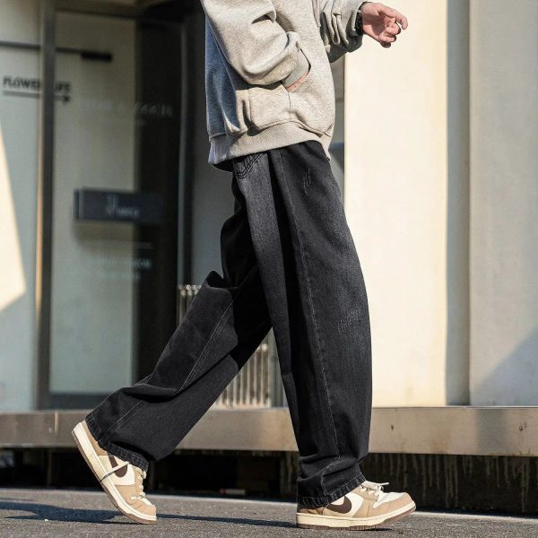 Thin Wide-leg Jeans Fashion - Image 5