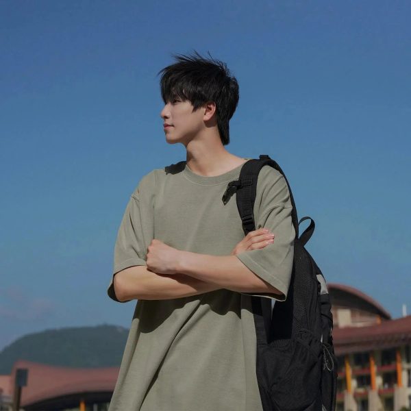 Washed Oversize Short Sleeve Pullover Supply - Image 3