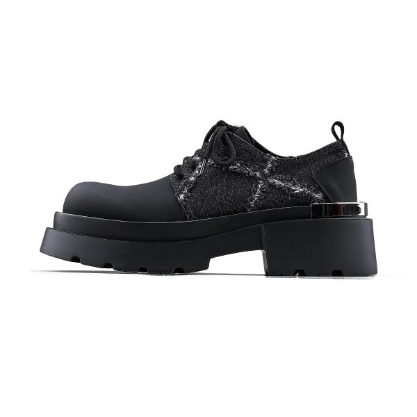 Iron Plate Denim Stitching Shoes Sale - Image 3