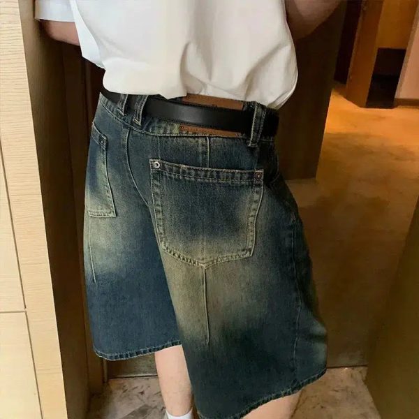 Loose-fit Denim Shorts For Discount - Image 3