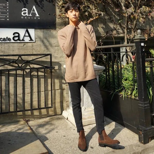 Black Stretch Slim Fit Jeans Online Sale - Image 4