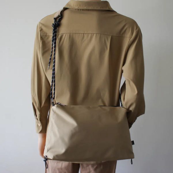 Black Canvas Shoulder Bag Discount - Image 2