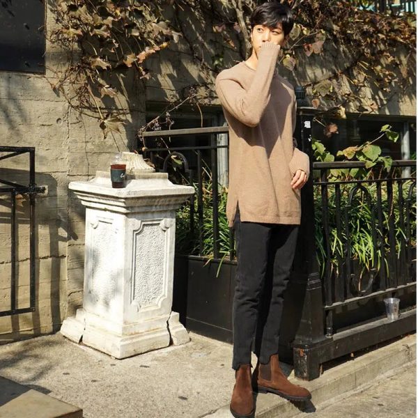Black Stretch Slim Fit Jeans Online Sale - Image 2