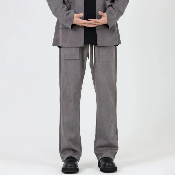 Drape Drawstring Casual Pants For Cheap