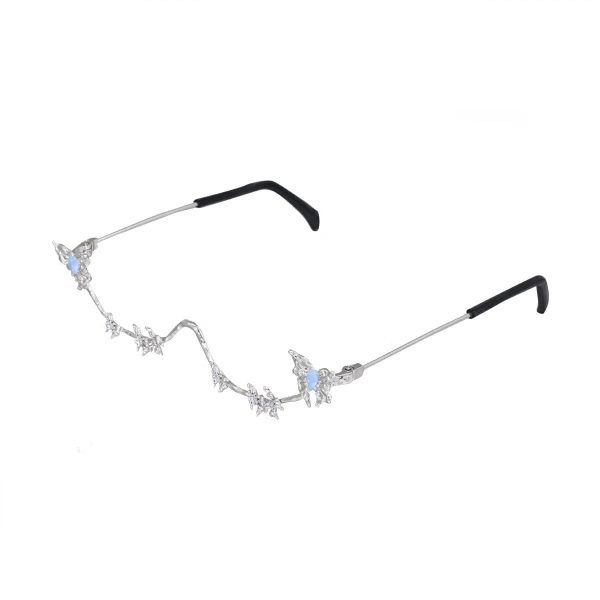 Butterfly Half-rim Glasses Online Sale - Image 2