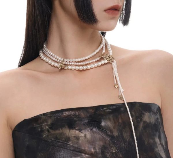 Pearl Beaded Necklace Online Hot Sale