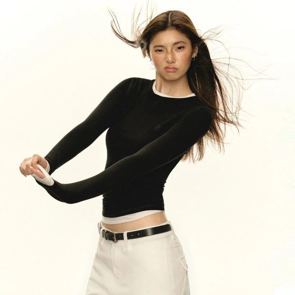 Classic Long Sleeve Crew Neck Pullover Sale - Image 4