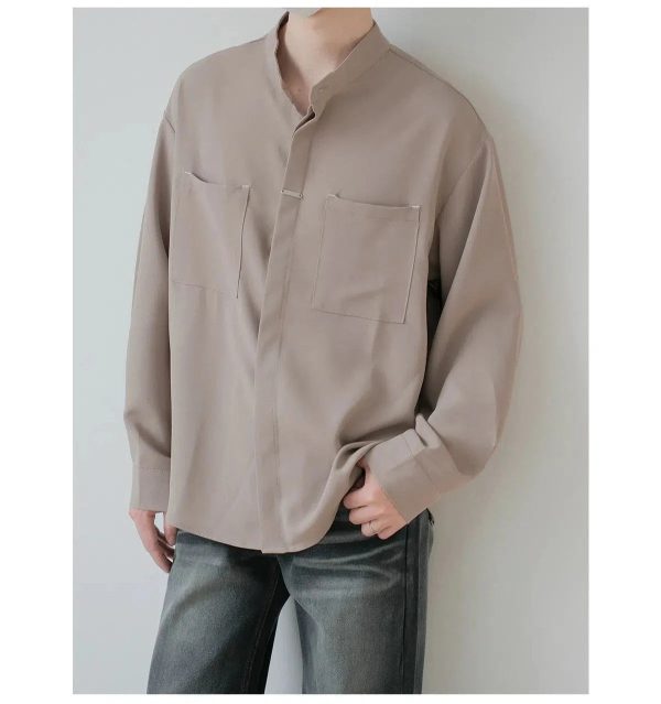 Metal Decorated Button-Up Shirt on Sale - Image 3