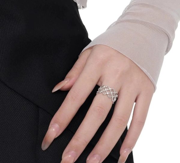 Hollow Rhombus Ring Online