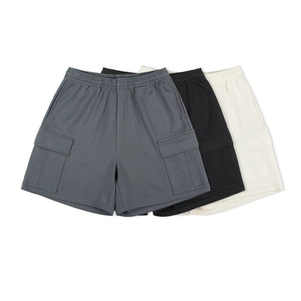 Basic Multi-pocket Workwear Shorts on Sale