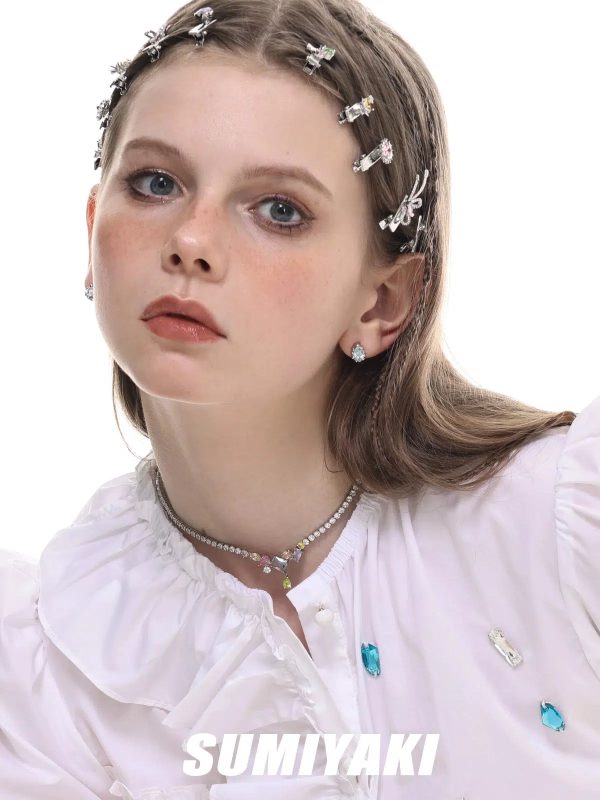 Colored Zircon Necklace Hot on Sale - Image 3