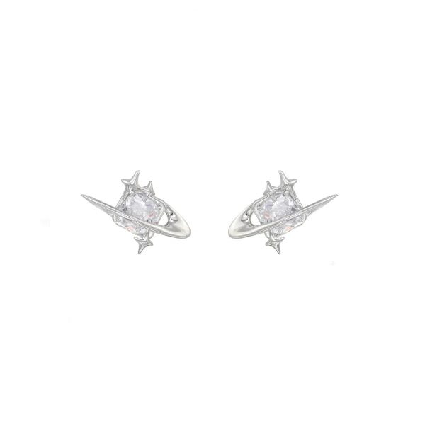 Zircon Pearl Earrings on Sale - Image 2