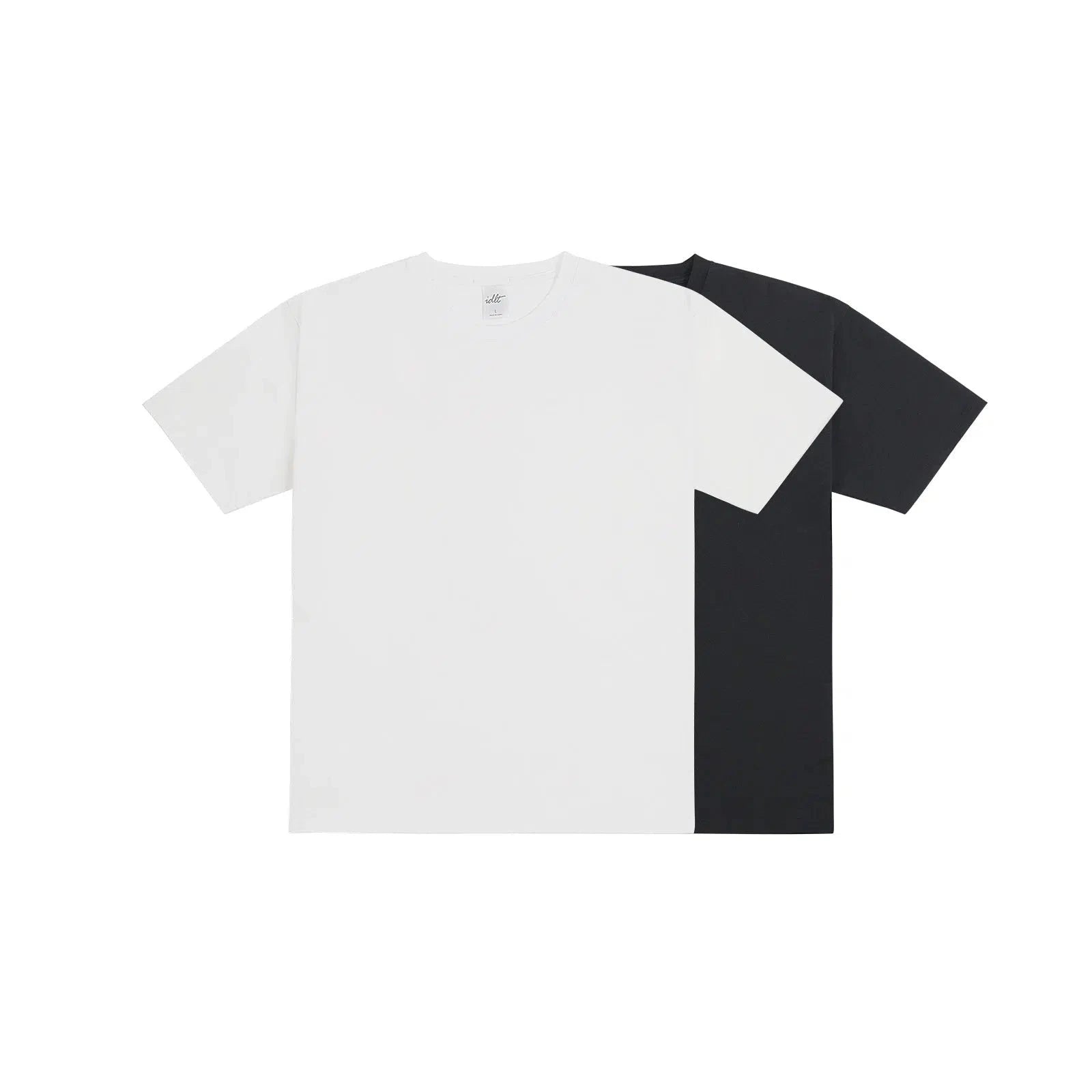 Round Neck Solid Color T-shirt Sale