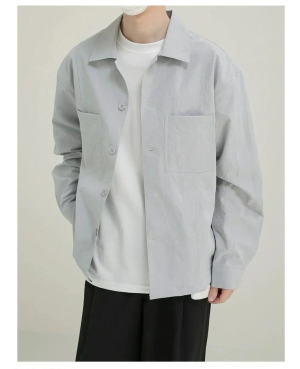 Oversized Shirt with Drawstring Hem Discount