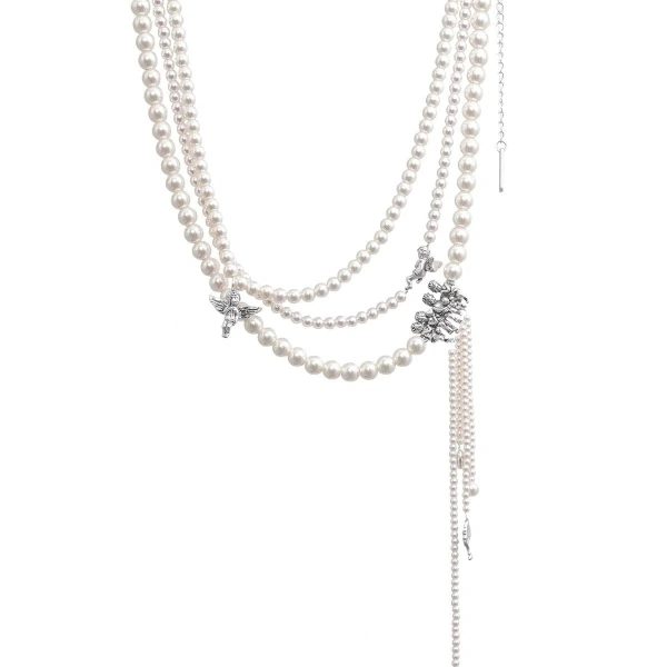 Pearl Beaded Necklace Online Hot Sale - Image 4