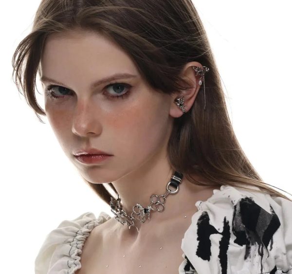 Butterfly Tassel Ear Clips on Sale - Image 4