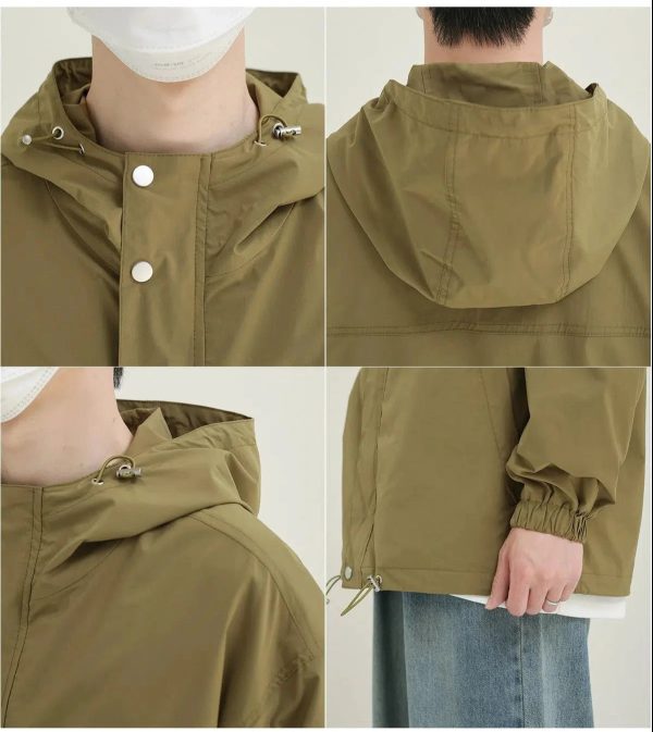 Quick-drying Hooded Outdoor Jacket For Cheap - Image 5
