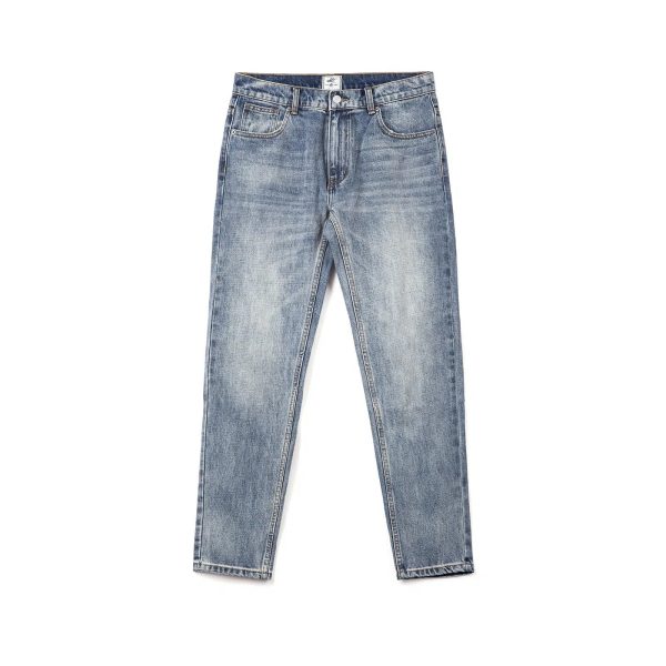 Slim Fit Washed Denim Jeans For Cheap