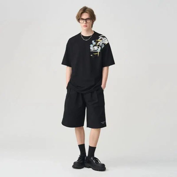 Floral Graphic T-shirt For Cheap - Image 4