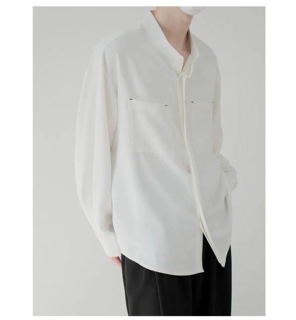 Metal Decorated Button-Up Shirt on Sale
