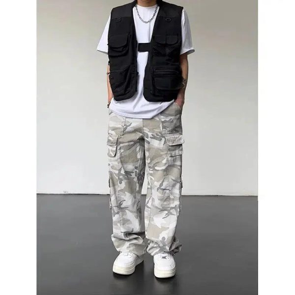 Cargo Gray Camouflage Pants For Cheap - Image 3