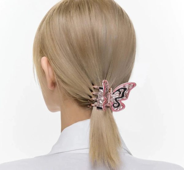 Pink Butterfly Hair Clip For Discount - Image 5