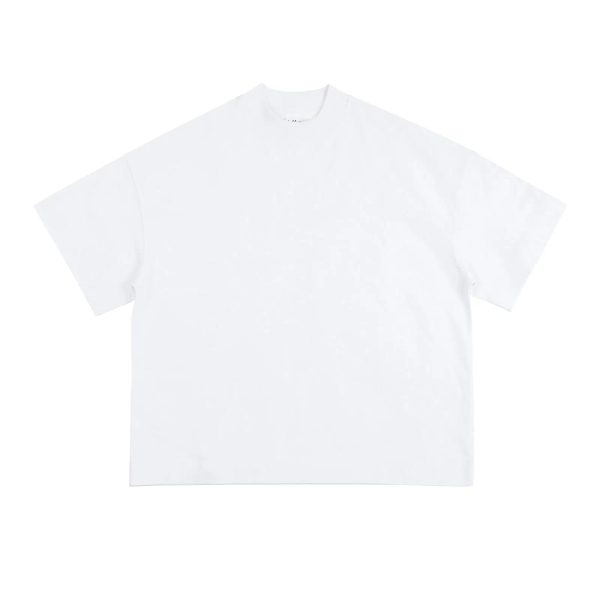 Half High Neck Drop Shoulder T-shirt Cheap - Image 2