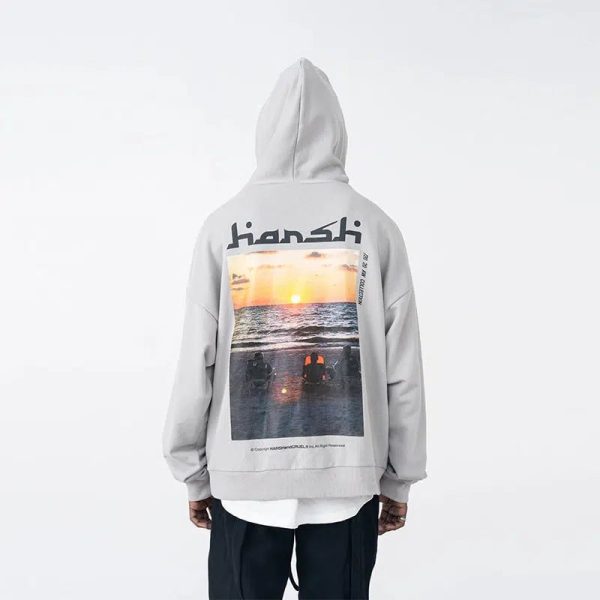 Scenic Sunset Graphic Hoodie on Sale