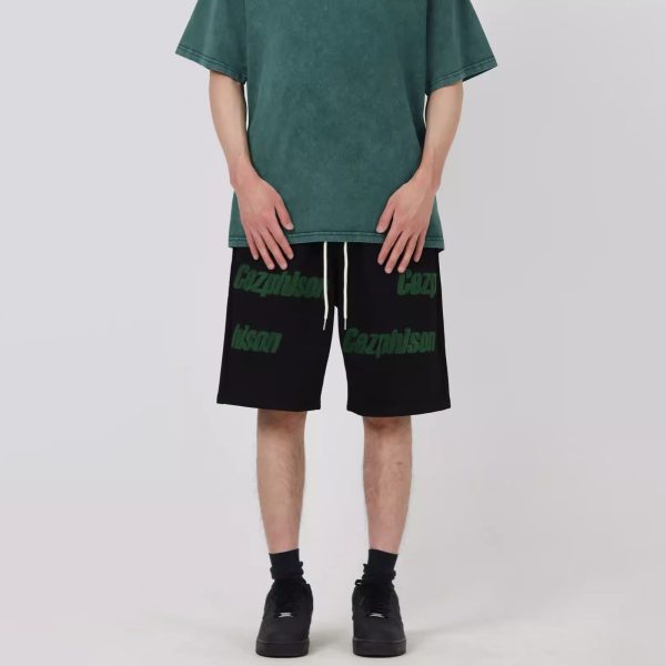 Embroidered Logo Printed Shorts Online Sale