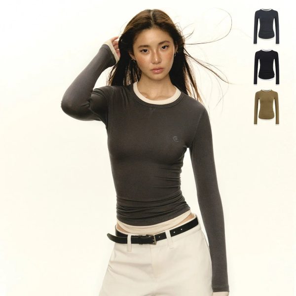 Classic Long Sleeve Crew Neck Pullover Sale