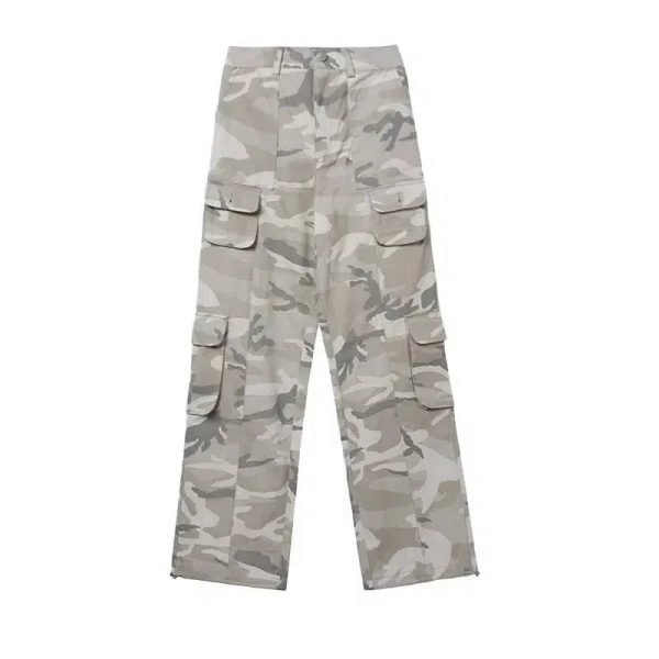 Cargo Gray Camouflage Pants For Cheap - Image 5