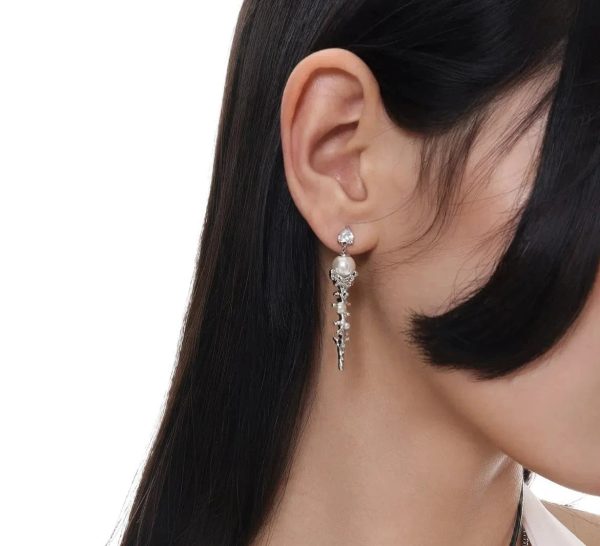 Pearl Tassel Earrings Discount