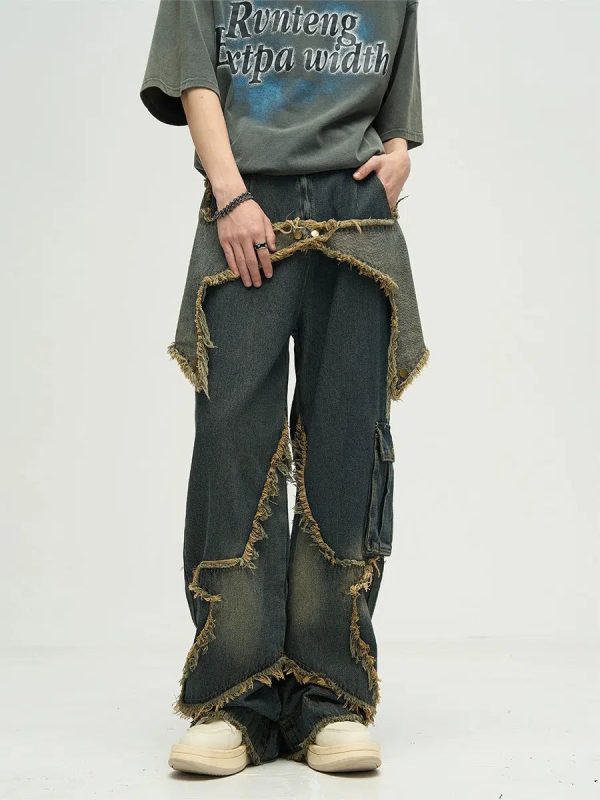 Star Raw Wdge Wide Leg Jeans Hot on Sale