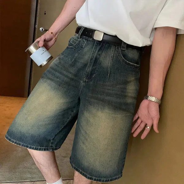 Loose-fit Denim Shorts For Discount - Image 2