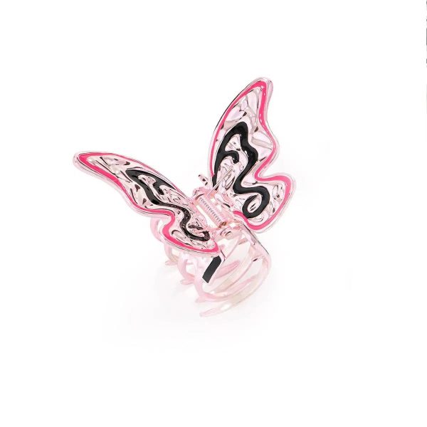 Pink Butterfly Hair Clip For Discount - Image 4