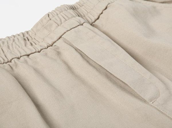 Tapered Elastic Waist Washed Pants For Cheap - Image 5