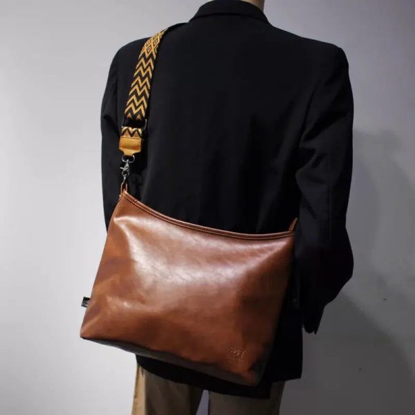Large Leather Cross-body Bag For Cheap