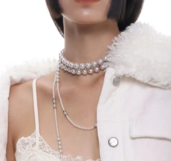 Pearl Stacking Necklace Sale - Image 3